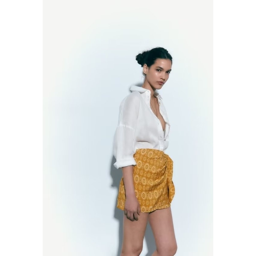 Hàng Mới Về Mới Quần Culottes In Họa Tiết Thắt Nút Phong Cách Âu Mỹ Thời Trang Mùa Hè 2023 W025 9417