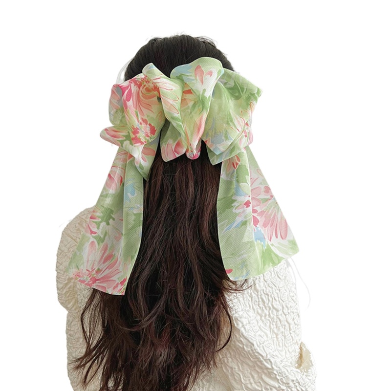 Kẹp Tóc Hình Nơ Nhiều Lớp Phong Cách Đồng Quê Thời Trang Xuân Hè Cho Bé Gái