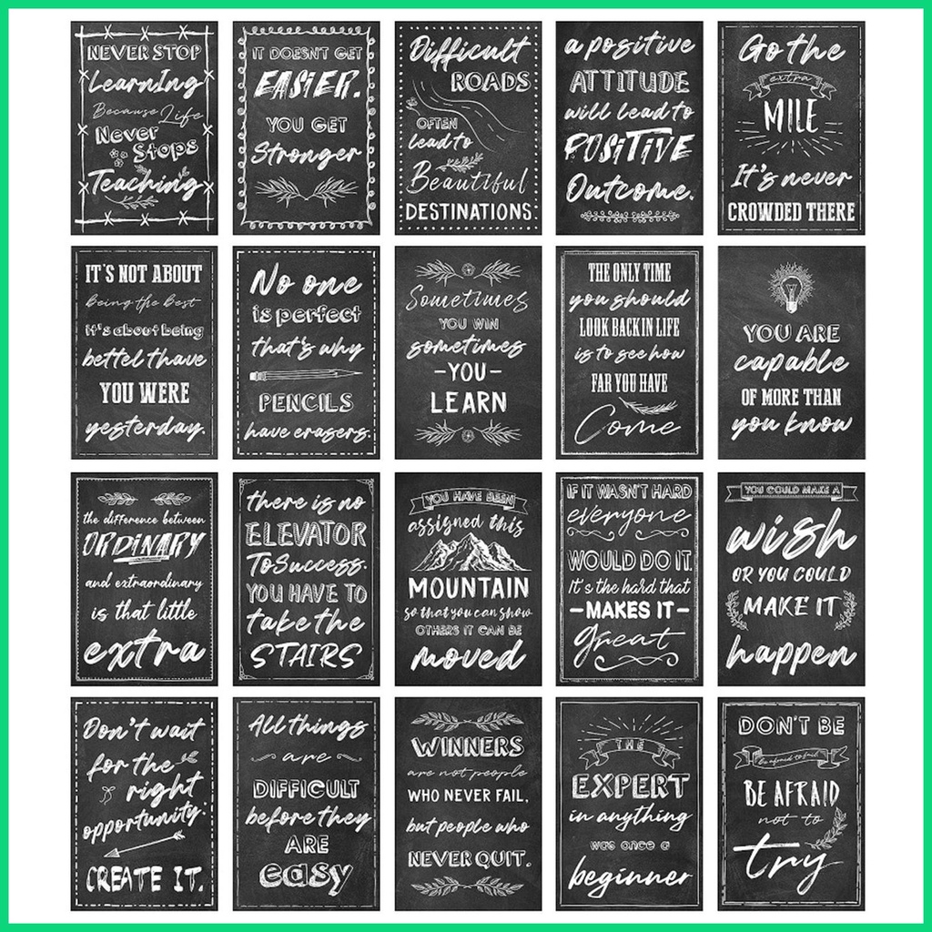 Set 20 Tấm Poster Câu Nói Truyền Cảm Hứng Truyền Cảm Hứng