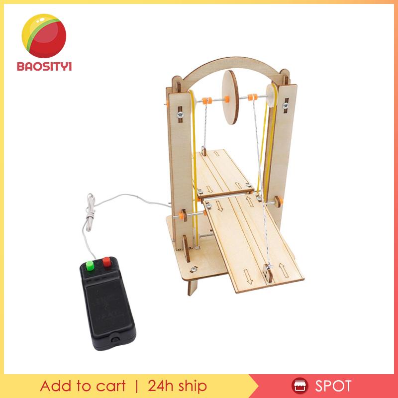 [Baosity1] Mô Hình Đồ Chơi Lắp Ráp Cây Cầu Nâng Cho Học Sinh Điện Tử Cho Bé