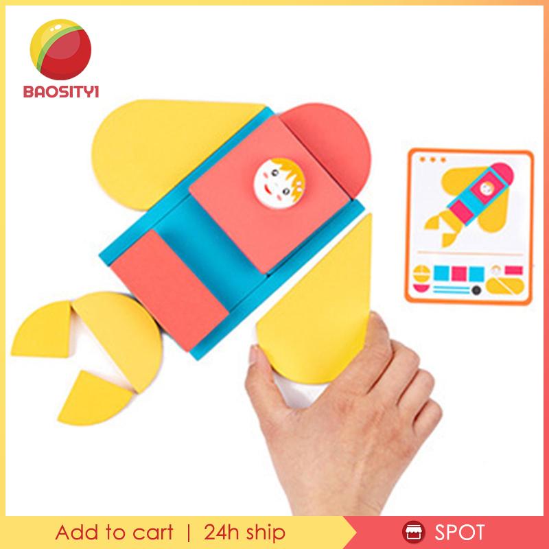 [Baosity1] Bộ Xếp Hình Montessori Cho Bé Từ 3 Tuổi