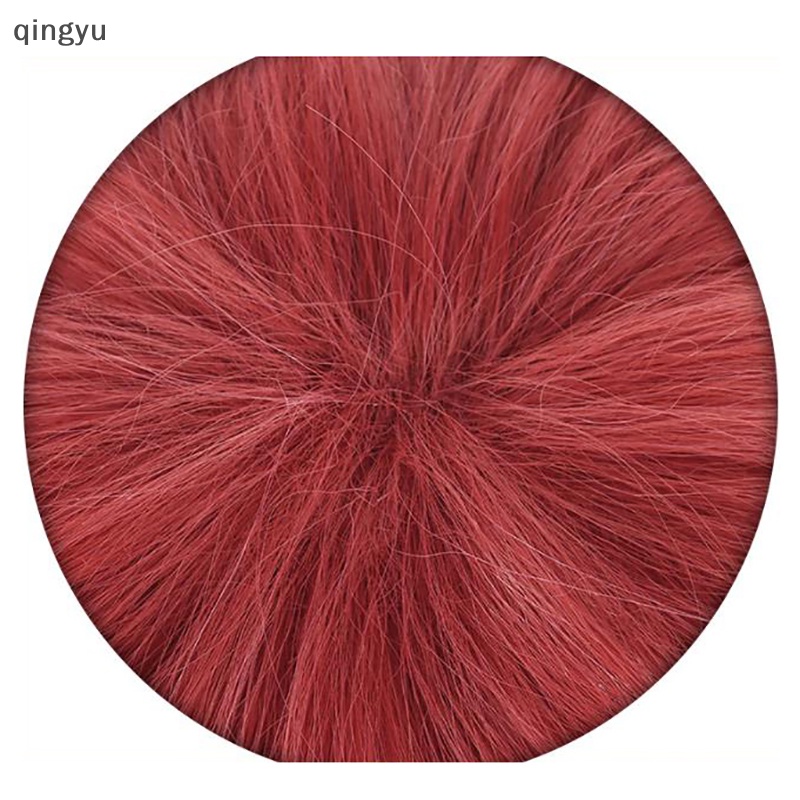 Tóc Giả Ngắn 30cm Màu Đỏ Đậm Hóa Trang Nhân Vật Kurona Ranze