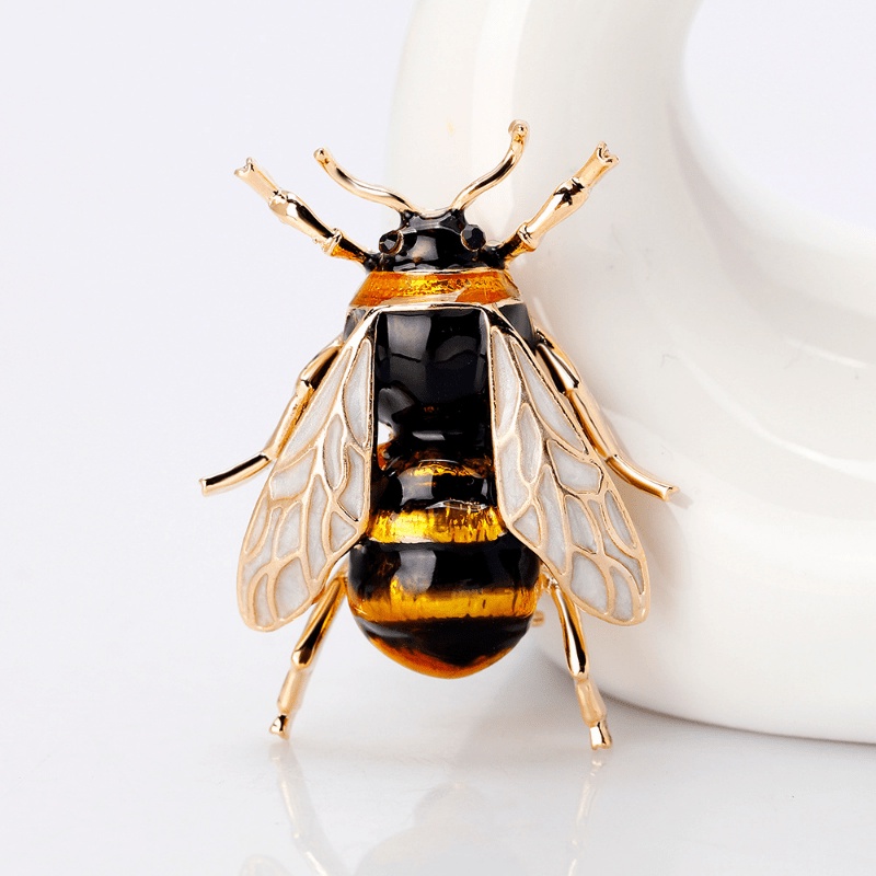 Ghim Cài Áo Hình Chú Ong Đơn Giản Thời Trang Cho Nữ