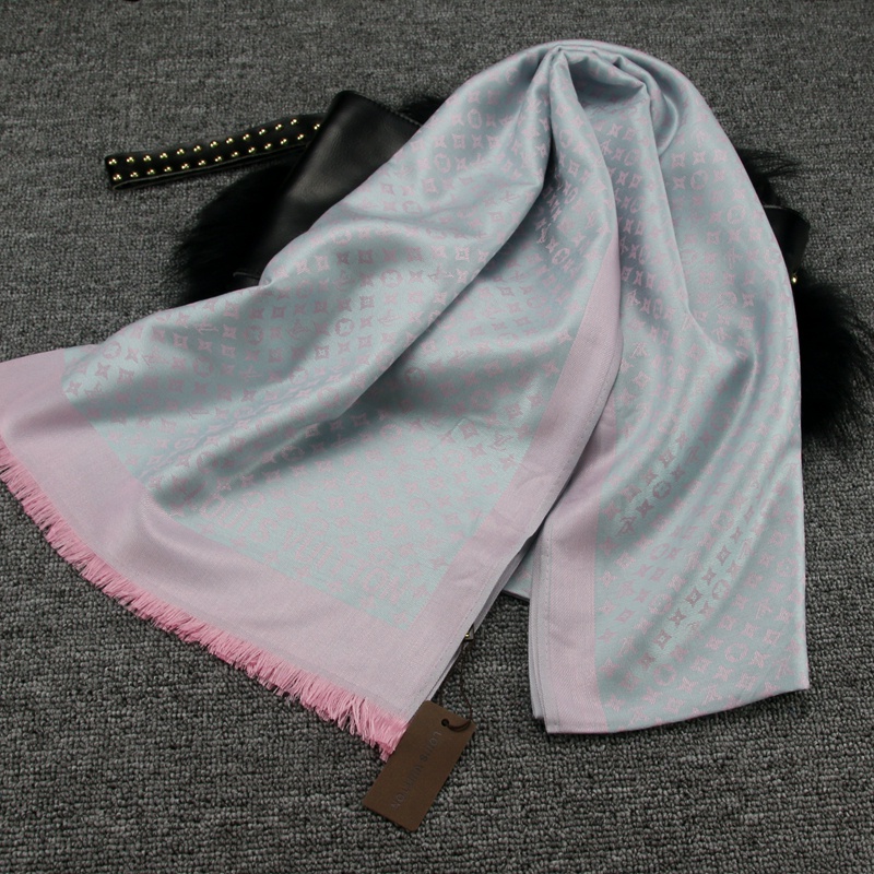 Khăn Choàng Cotton Dài Màu Trơn Thời Trang Cho Nữ