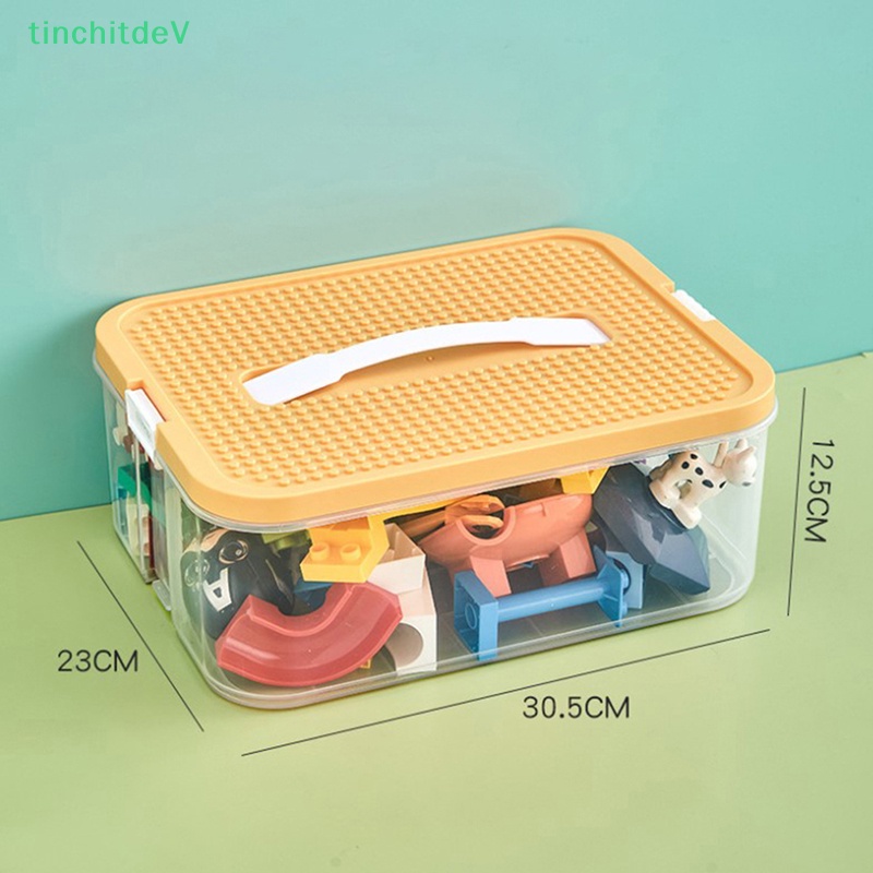[TinchitdeV] Hộp Đựng Đồ Chơi Xếp Chồng 2 Tầng Có Tay Cầm [Mới]