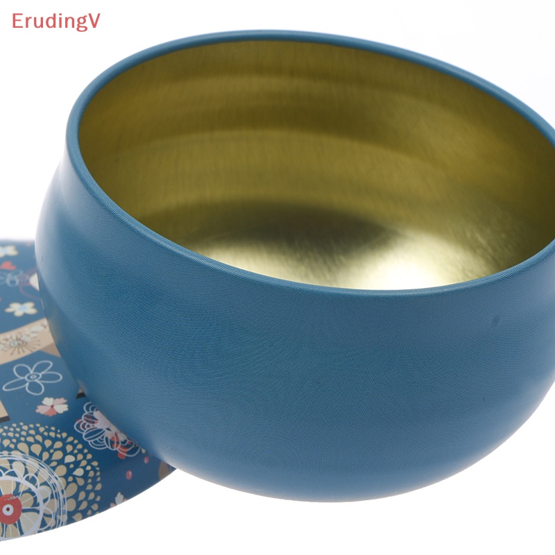 [ErudingV] Hộp Thiếc Nhỏ Tròn Họa Tiết Hươu Retro Sáng Tạo Đựng Kẹo [Mới]