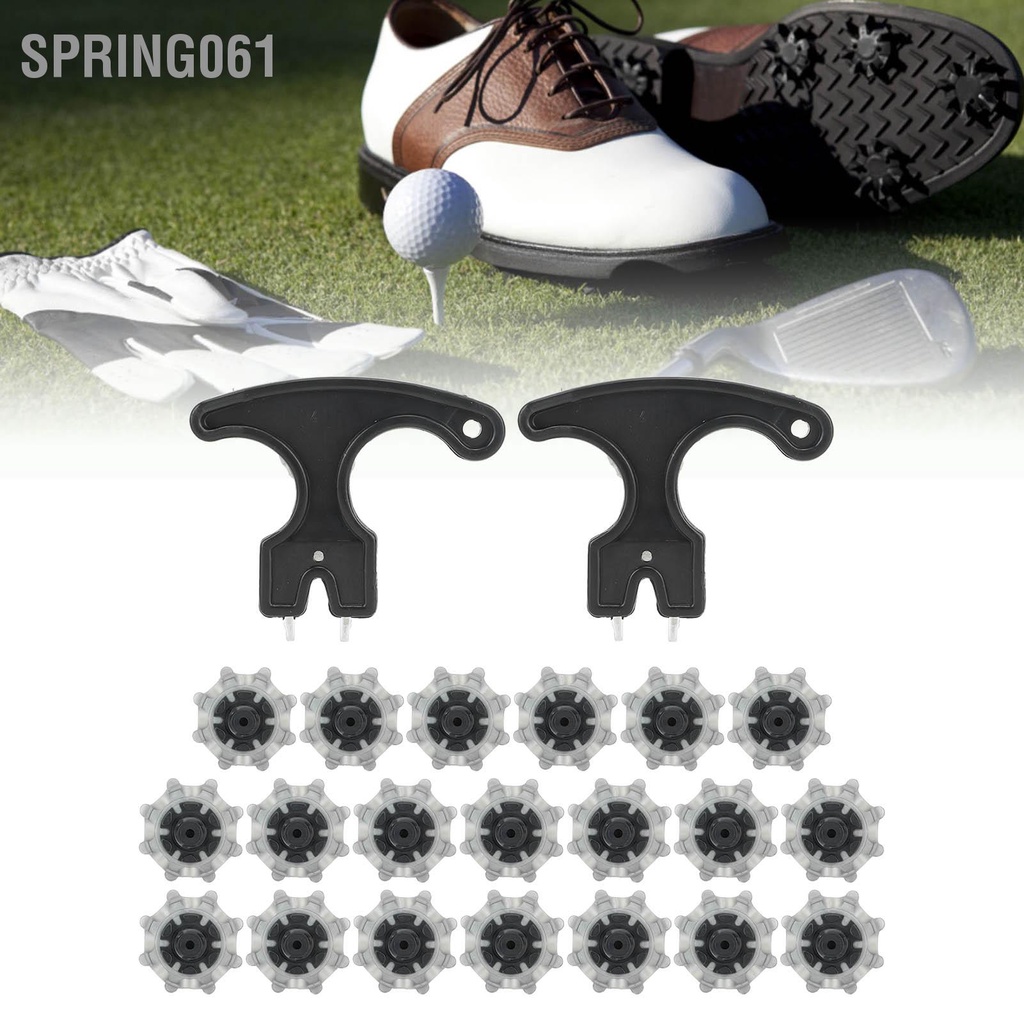 Spring061 20 Chiếc Golf Gai Thay Thế Với Móng Kéo TPU Dễ Dàng Chống Trượt Đinh Cho Giày
