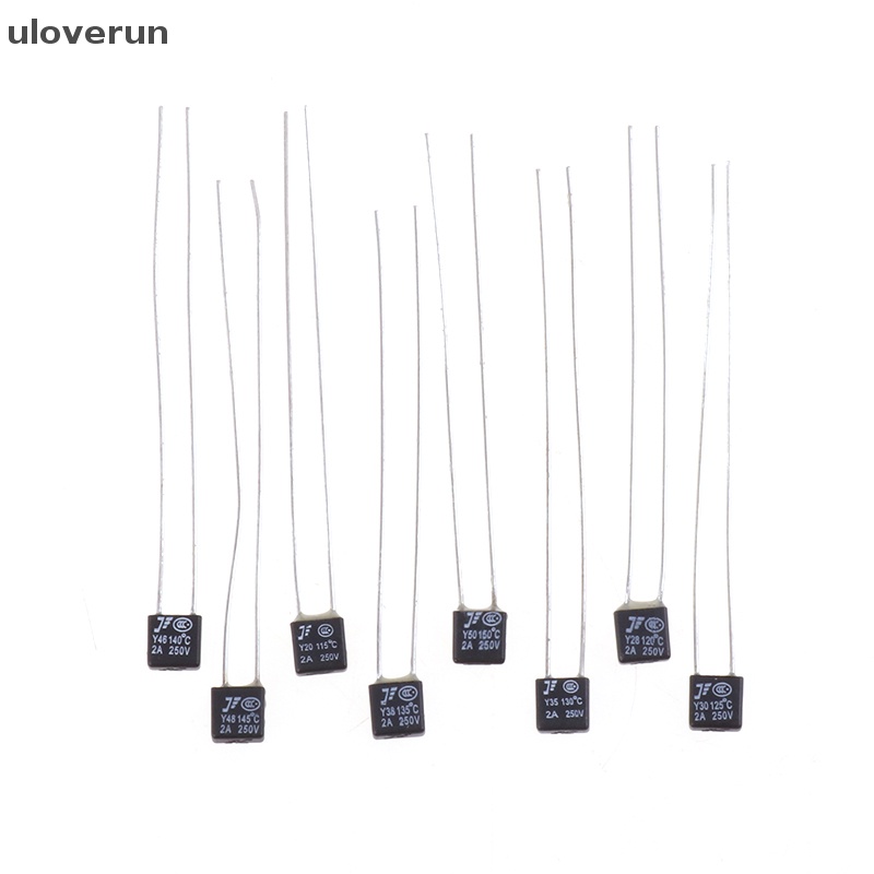 Set 10 Mô Tơ Quạt Tản Nhiệt 2A 250V 115 120 125 130 135 140 145 150 Độ Có Đèn LED Tiện Dụng