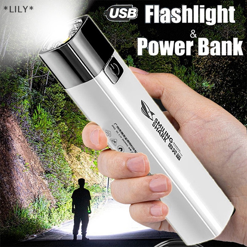 LILY 2 trong 1 990000lm siêu sáng G3 dẫn đèn Pin Torch ánh sáng ngoài trời uuu