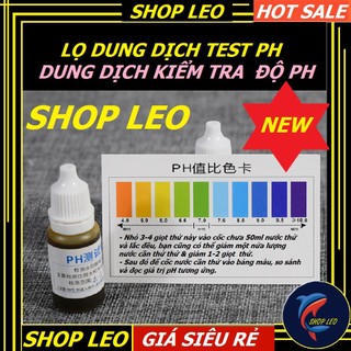 Dung dịch test PH - Giấy Quỳ test PH - Dung dịch thử độ PH - Kiểm tra chất lượng PH nước - Shopleo