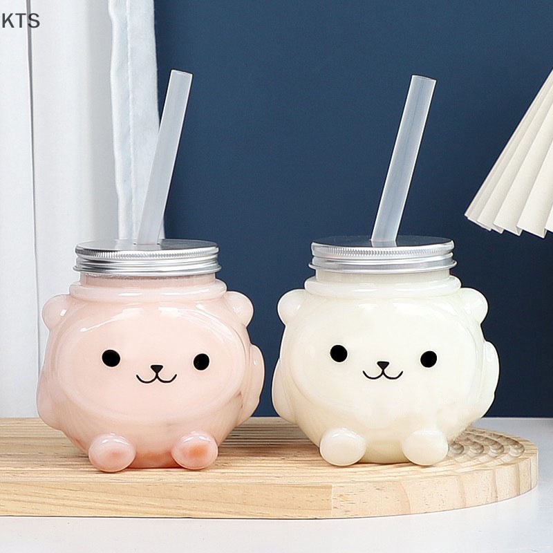 Bình Đựng Nước Uống 500ml Hình Gấu Đáng Yêu