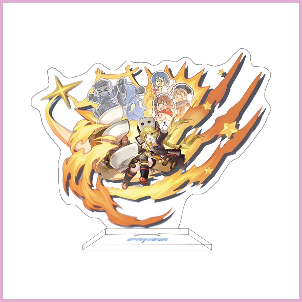 Biển Hiệu Anime 16cm Alan Esta Bailu Bronya Danheng Màu Đen Bằng Acrylic