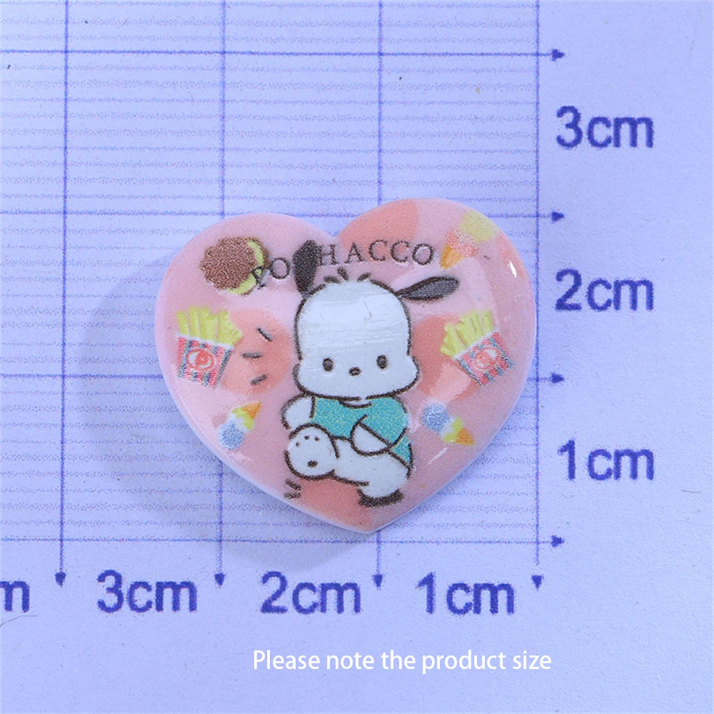 Ghim Cài Túi Xách / Điện Thoại Hình Mặt Động Vật Màu Kem Tươi Sáng DIY