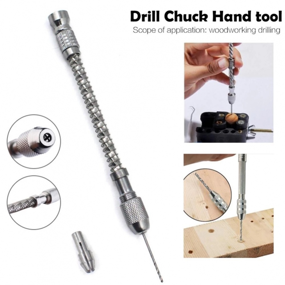 Mũi Khoan Cầm Tay 0.1-2mm Màu Bạc Chuyên Dụng Khoan Khắc