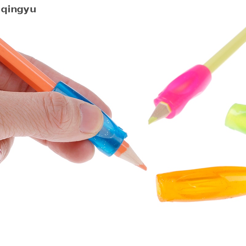 Set 4 Đầu Bọc Bút Chì Bằng Cao Su Mềm Cho Bé