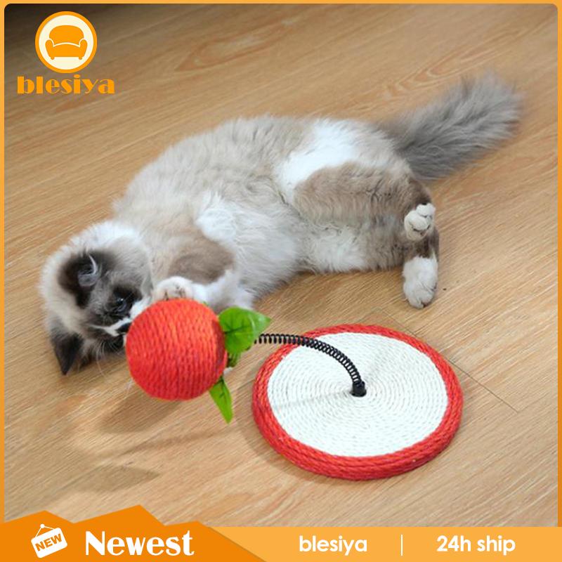 [Blesiya] Thảm Cào Móng Cho Mèo Có Quả Bóng Sisal