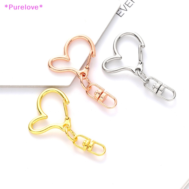 Set 10 Móc Khóa Hình Trái Tim Xinh Xắn Mới