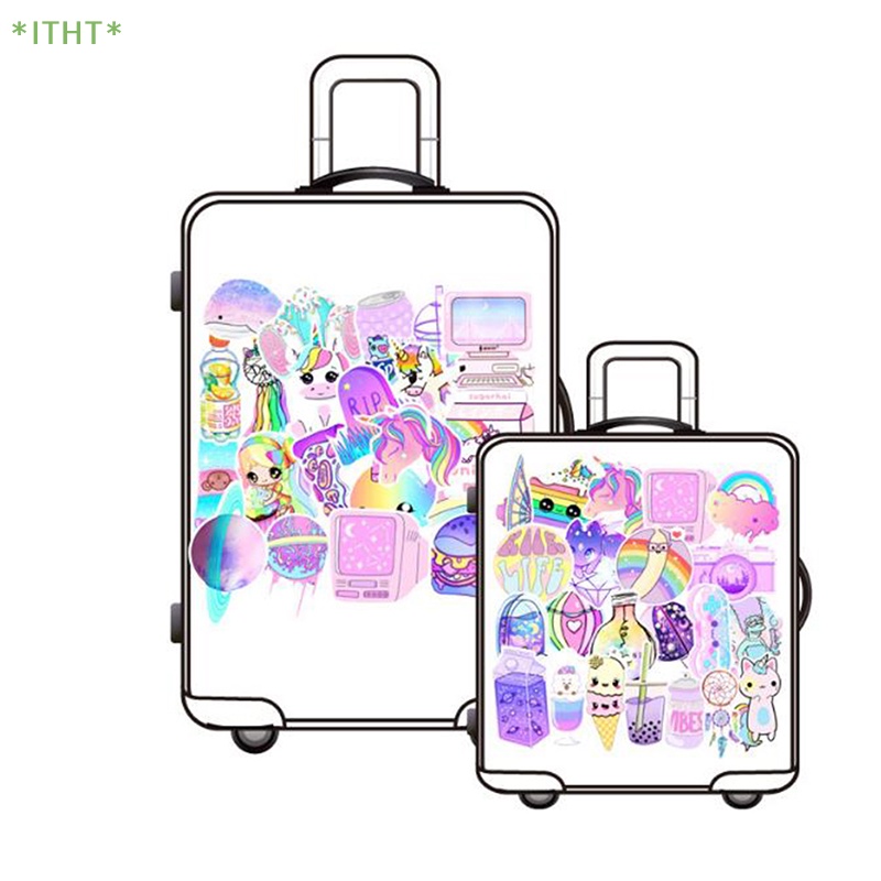 Gói 50 Miếng Dán Trang Trí Hình Kỳ Lân DIY Mới