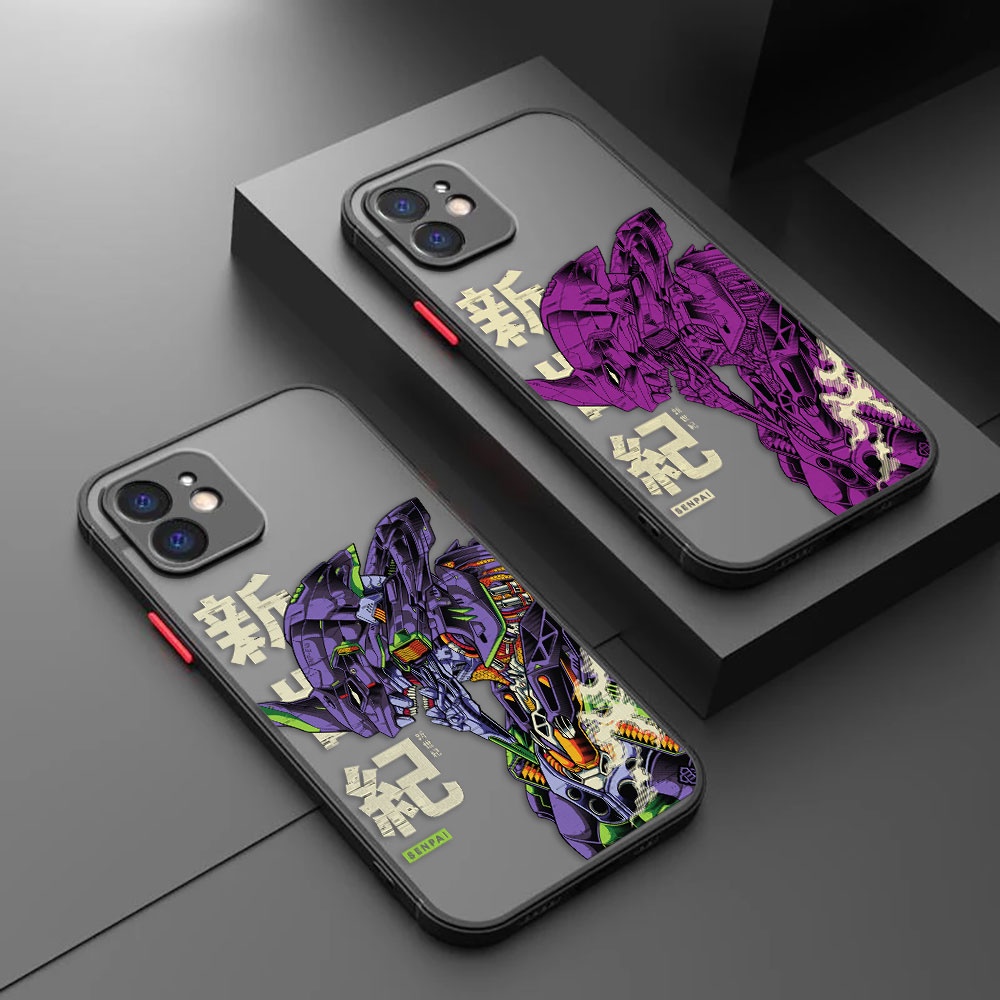 Ốp Điện Thoại Hình Anime Neon Genesis Evangelion S ENPAI Cho iPhone 14 11 12 13 Plus Pro Max XR XS X 6 6s 7 8 SE 2020 2022 Plus Mini Max