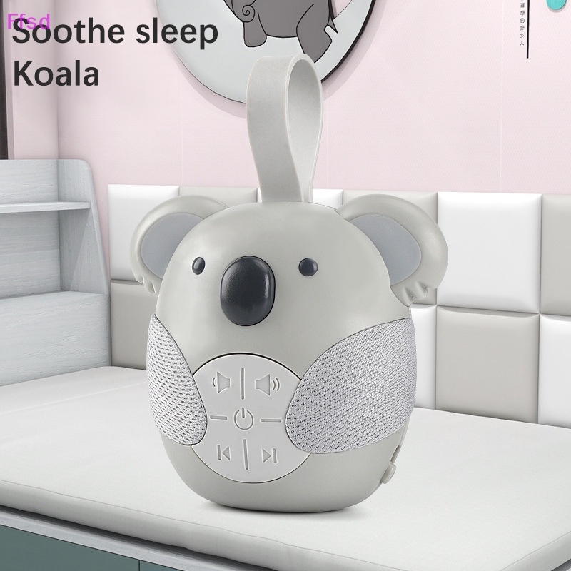 {Ffsd} Máy Phát Tiếng Ồn Trắng Hoạt Hình Koala Player Timed Shutdown Sleep &amp; Thư Giãn Cho Bé Sơ Sinh