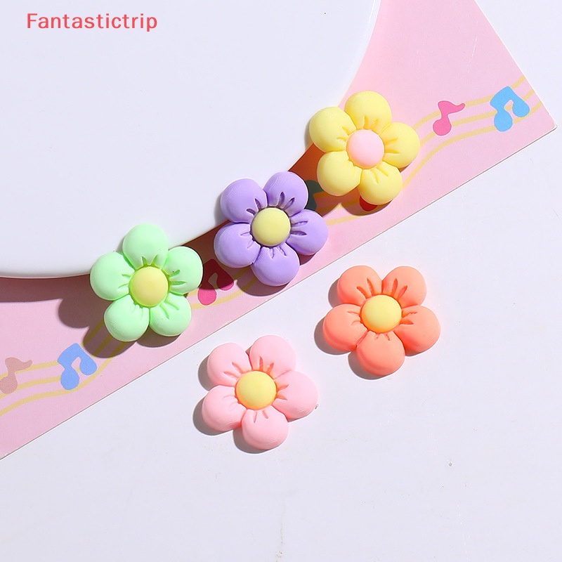 [Fantastictrip] Set 10 Kẹp Tóc Hình Hoa Hướng Dương Chất Lượng Cao Có Nam Châm Trang Trí Tủ Lạnh / Kẹp Tóc / Điện