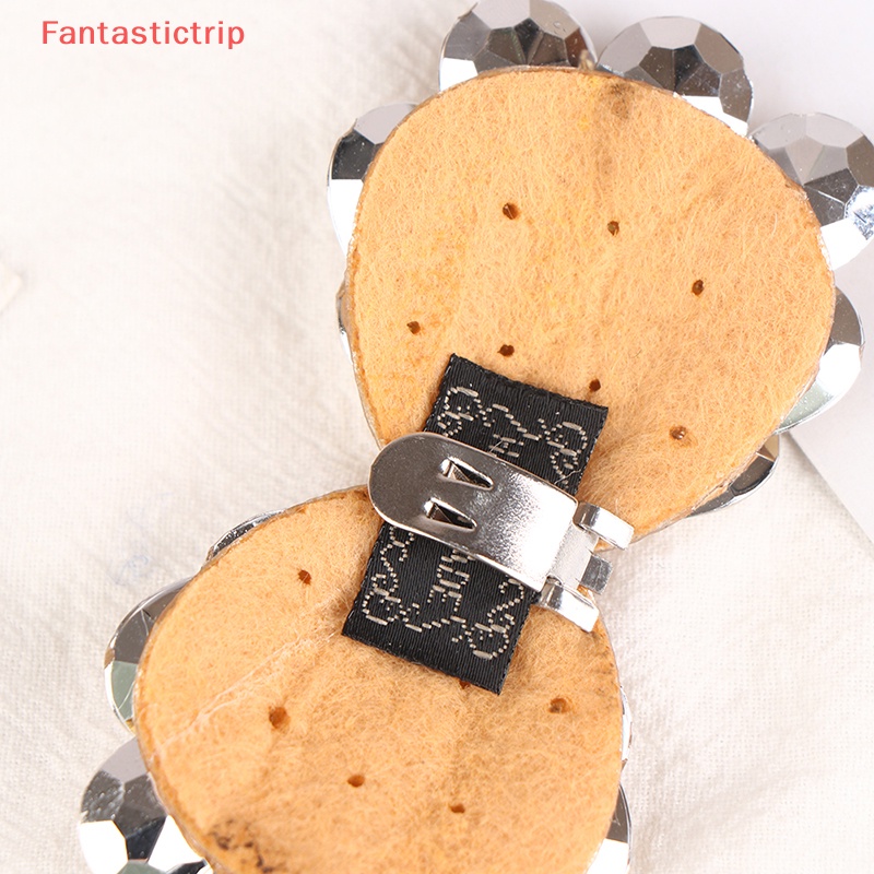 [Fantastictrip] Kẹp Nơ Trang Trí Giày Cao Gót Cho Cô Dâu Mới