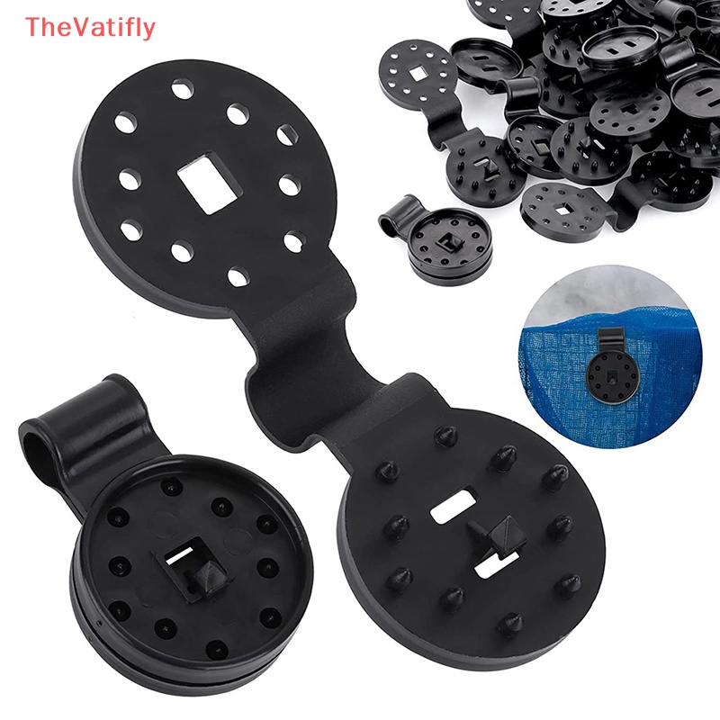 [Thevalifly] Set 10 Kẹp Nhựa Cố Định Tấm Che Nắng Cho Nhà Kính