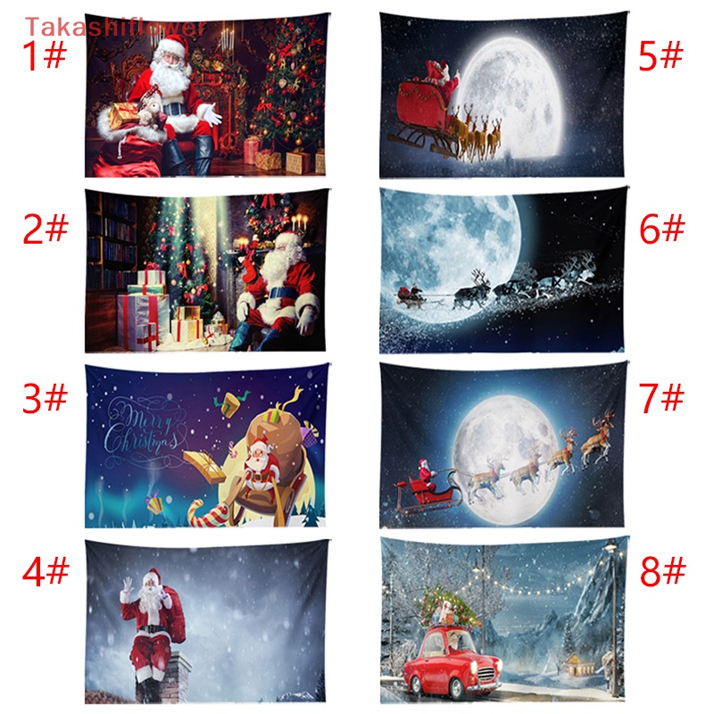 Thảm Treo Tường Trang Trí Chủ Đề Giáng Sinh 100 * 75CM