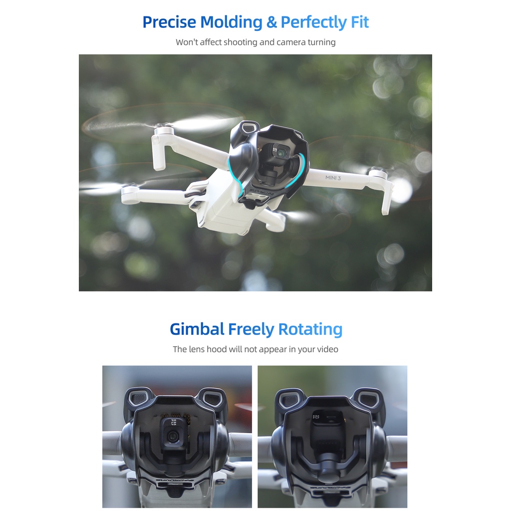 Loa Che Nắng Ống Kính Máy Ảnh Mini 3 Chống Lóa Cho DJI Mini 3