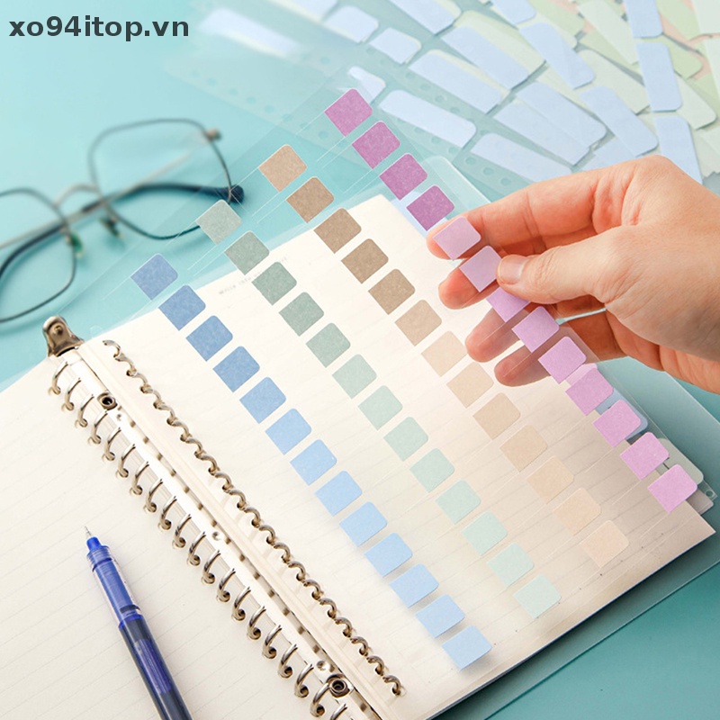 Xoitop Set 4 Tờ Giấy Dính Đánh Dấu Sách Hình Lá Cờ Có Thể VN