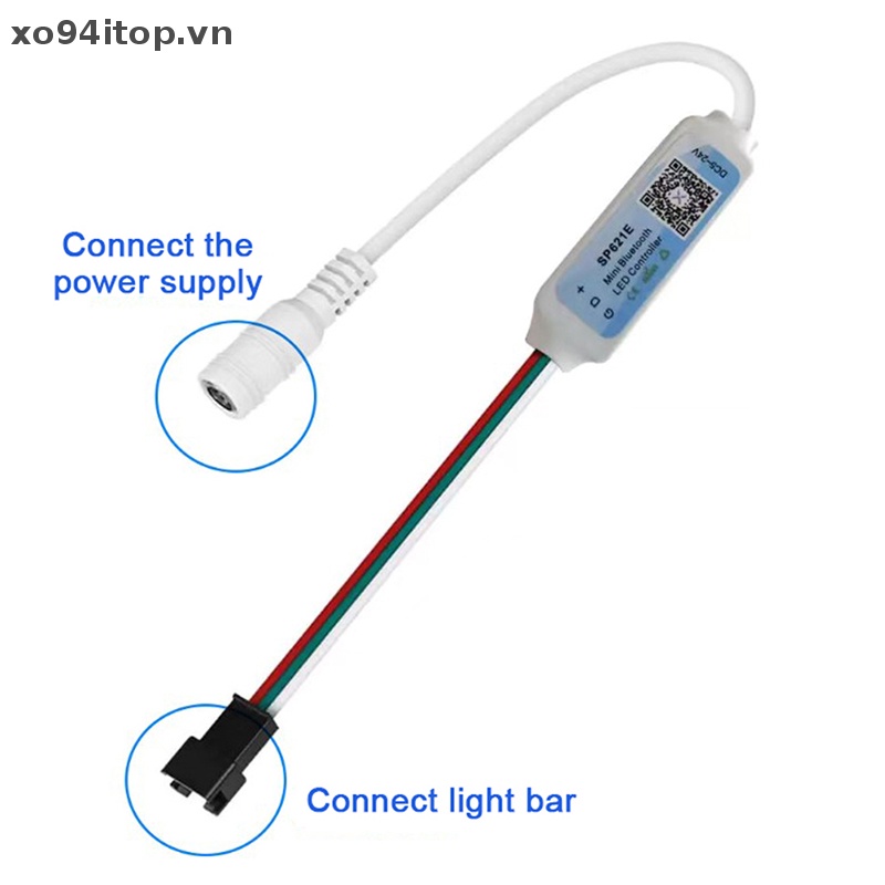 Bộ Điều Khiển Bluetooth RGB Mini XOITOP SP621E 24V Cho Dây Đèn LED
