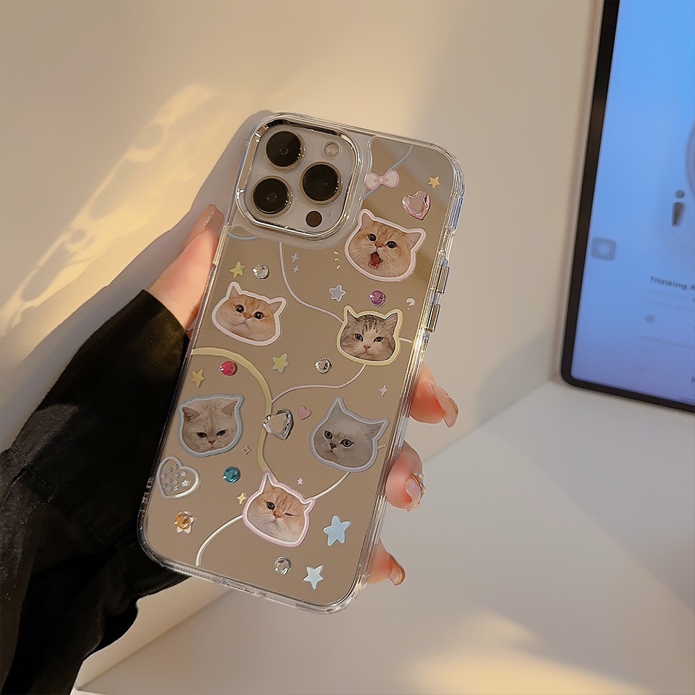 Ốp Điện Thoại Mạ Màu Sắc Xinh Xắn Cho Iphone 14 13 11 12 / 14promax