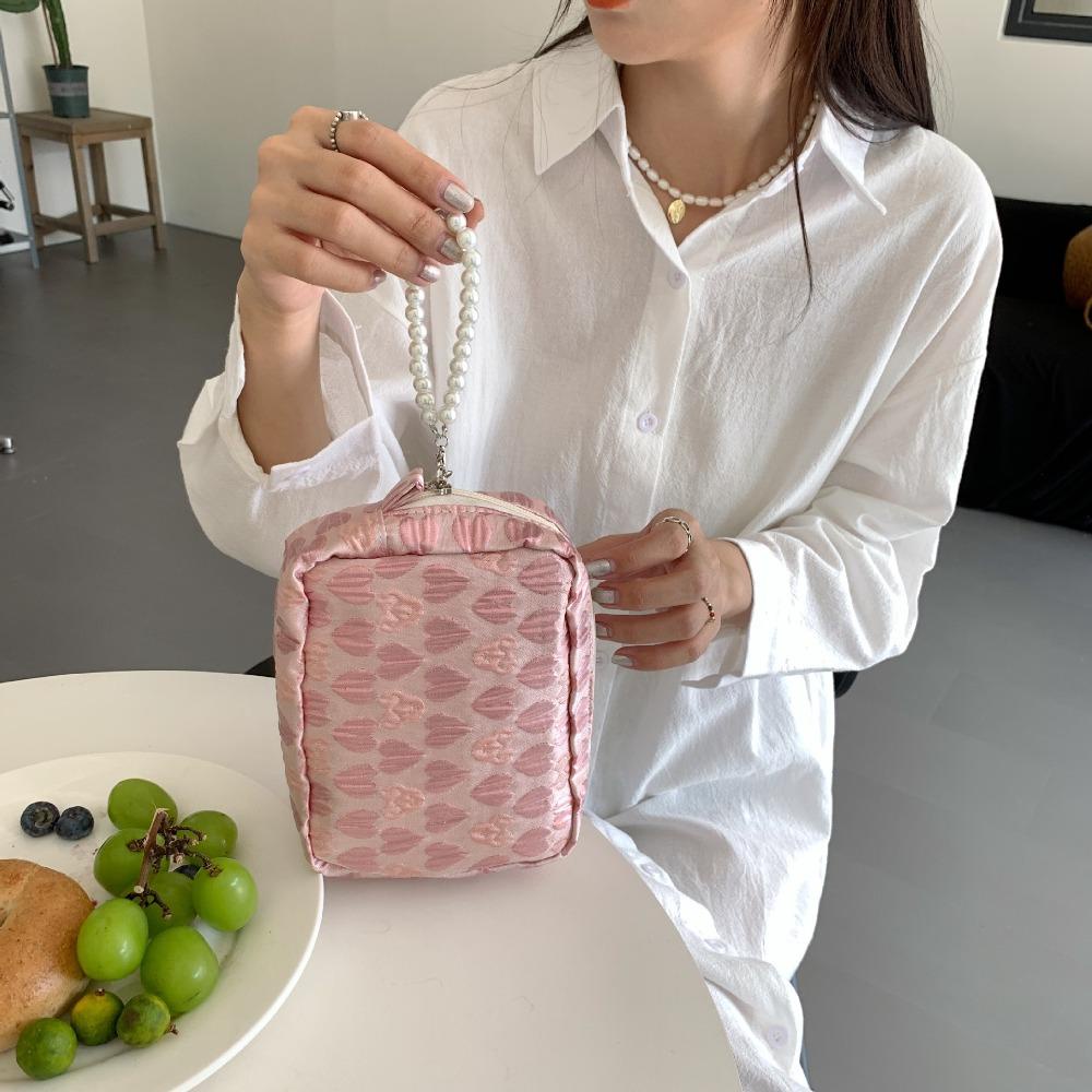 Túi Đựng Mỹ Phẩm In Hoa Xinh Xắn MIHAN1