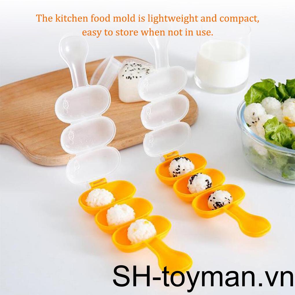 Khuôn Làm Cơm Cuộn Bằng Nhựa Chống Trượt Tiện Dụng Cho Nhà Bếp / Khách Sạn