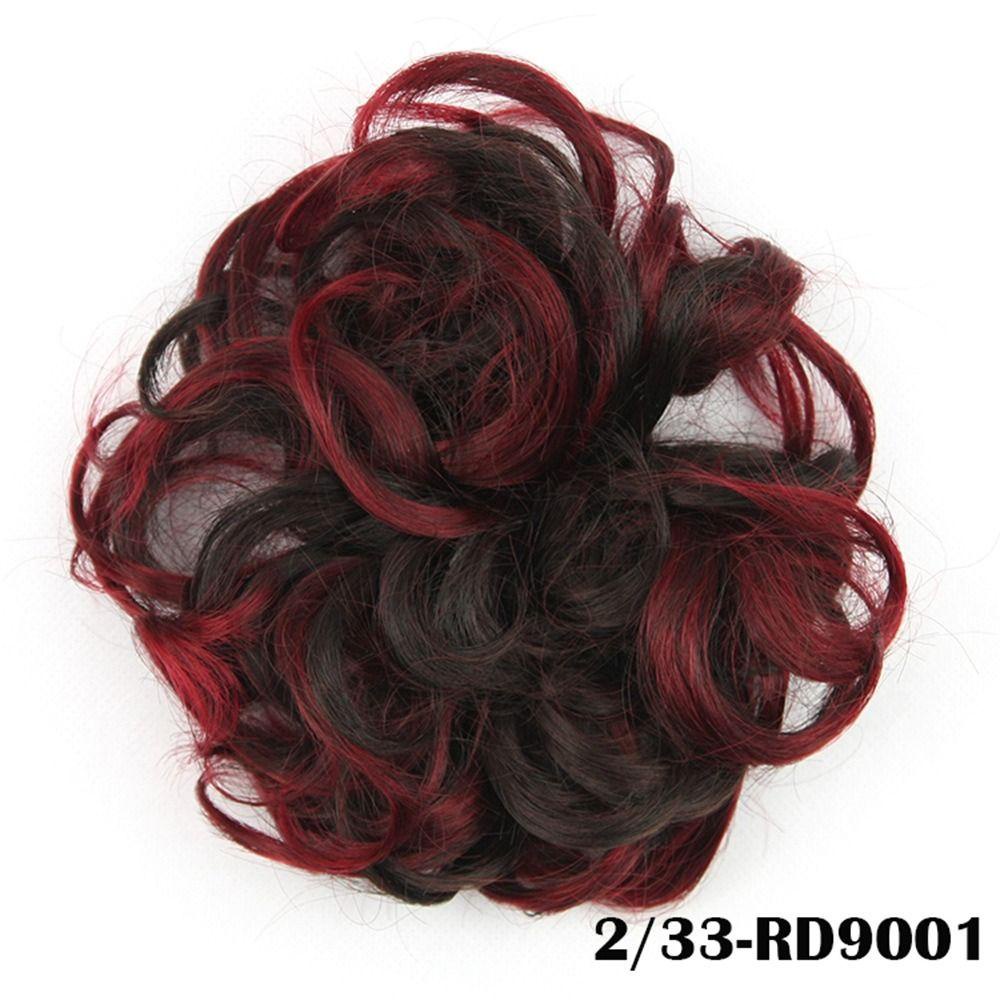 Búi Tóc Giả Màu Ngà Cao Cấp Co Giãn Dành Cho Cô Dâu