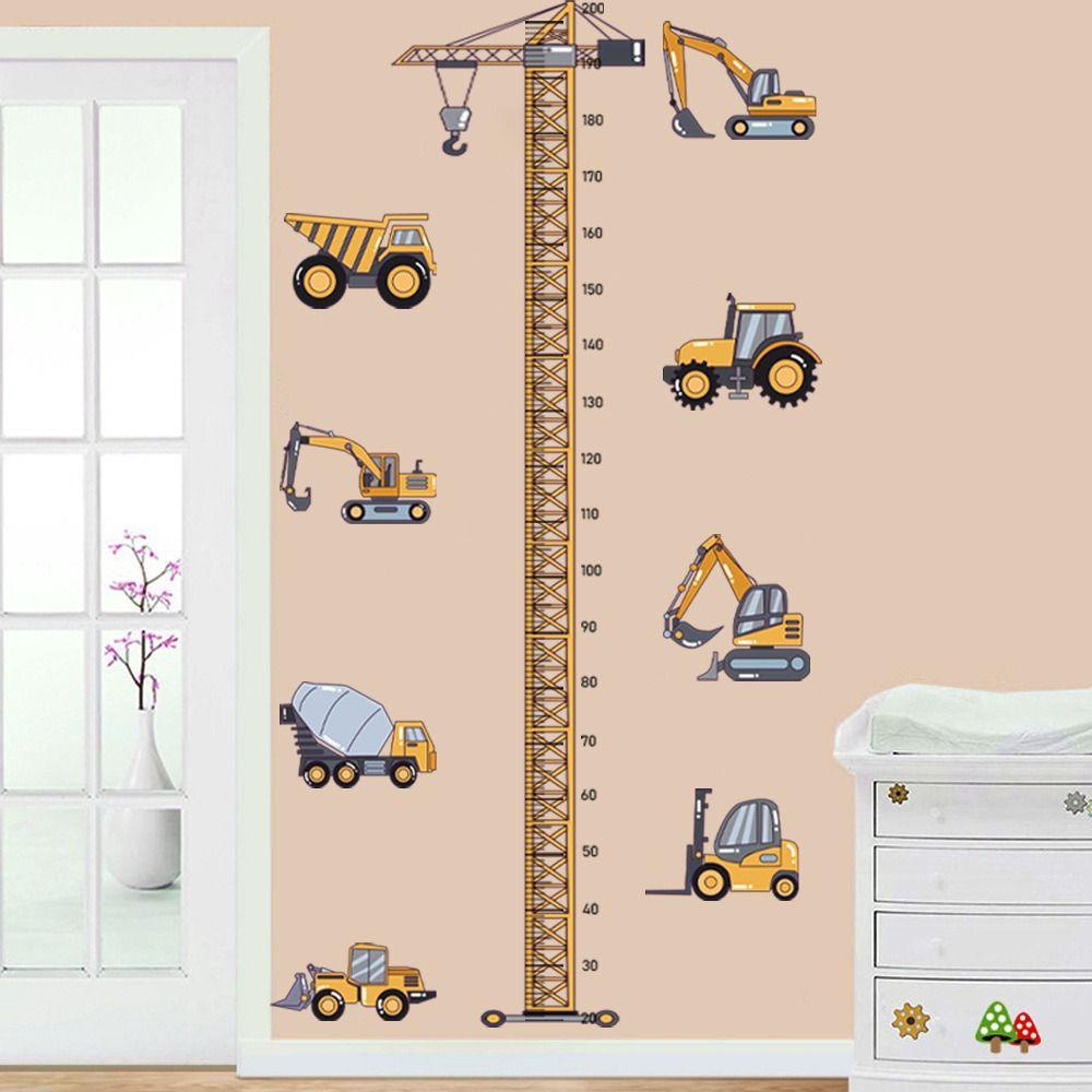 Miếng Dán Tường Đo Chiều Cao Cho Bé Hình Tháp Đo Chiều Cao Bằng PVC Tiện Dụng