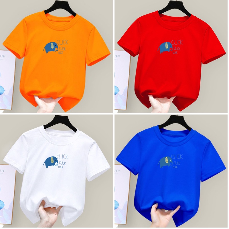 Áo Thun Unisex In Họa Tiết Hoạt Hình Dễ Thương Cho Bé