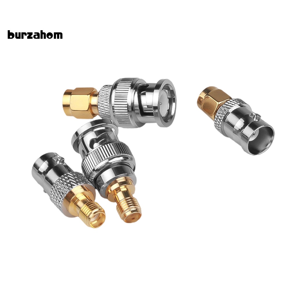 Bộ 4 Đầu Nối Chuyển Đổi Tín Hiệu RF BNC Sang SMA Chuyên Dụng