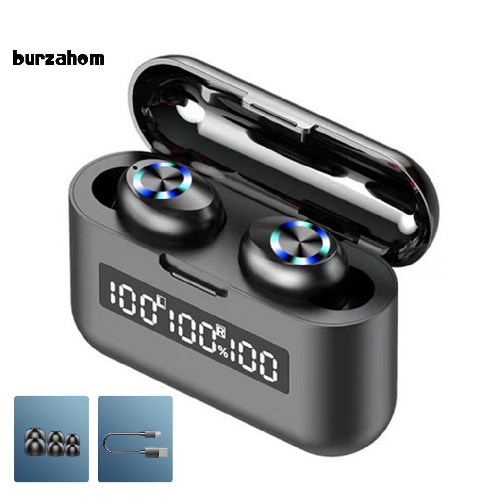 1 Cặp Tai Nghe Nhét Tai Không Dây Bur X35 IPX4 ABS BT5.0 Chống Thấm Nước