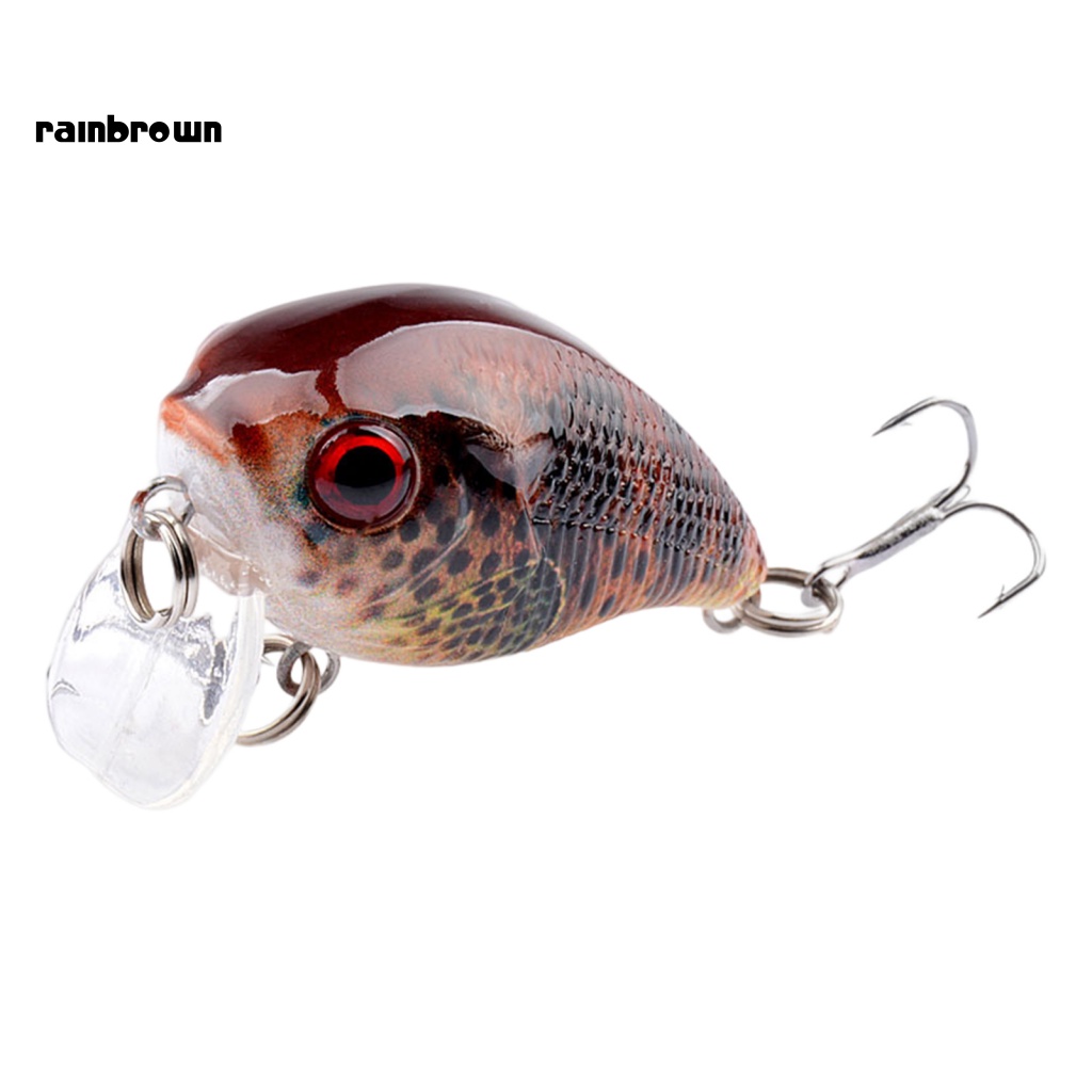 &lt; Rainbrown &gt; Mồi Câu Cá 6.5g Màu Sắc Tươi Sáng Trọng Lượng Nhẹ Tự Nhiên Bền Bỉ Có Thể Di Chuyển Phong Cách Bơi Lội