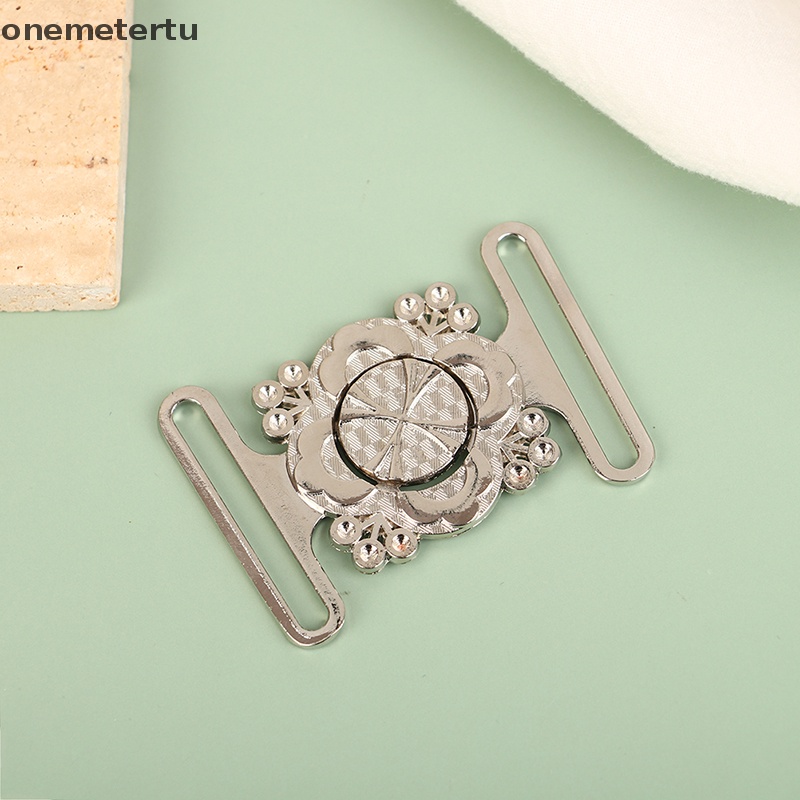 1 Bộ Khóa Thắt Lưng Bằng Kim Loại Điều Chỉnh Được Hình Hoa 30 / 35 / 40mm EN