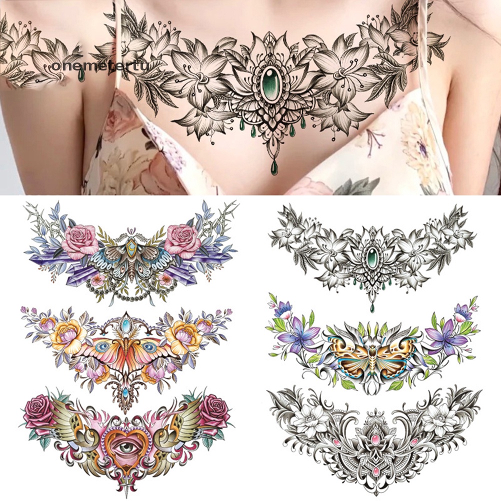 Miếng Dán Hình Xăm Tạm Thời Chống Thấm Nước Trang Trí Cơ Thể