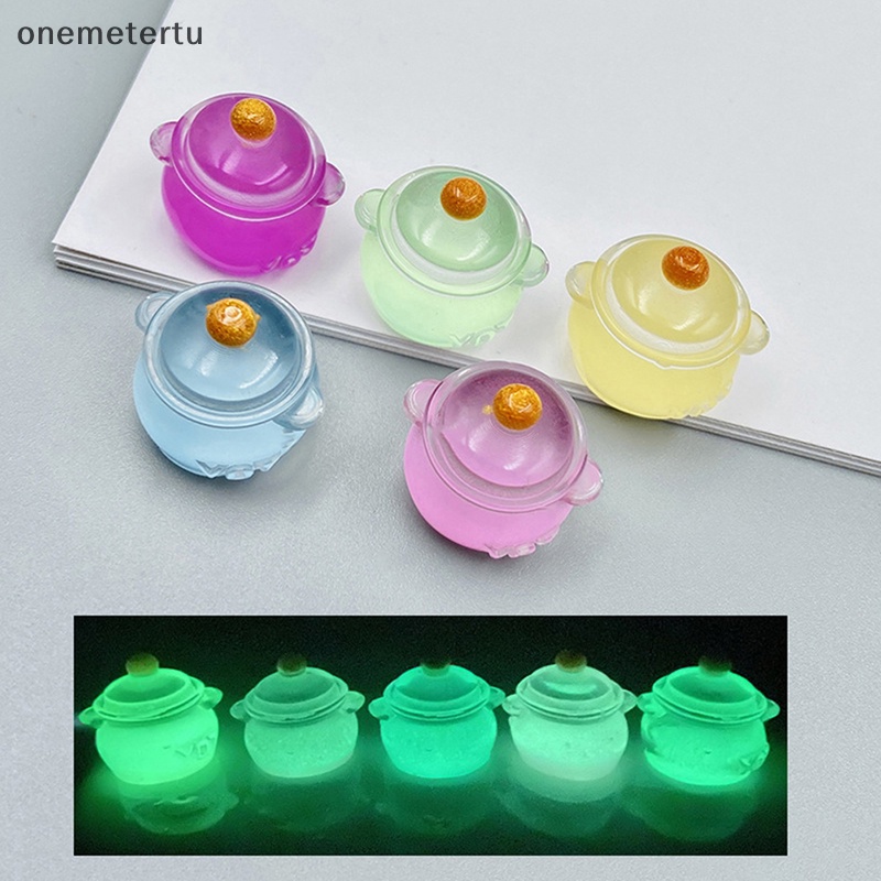Mô Hình Nồi Sữa Mini Bằng Nhựa Phát Quang Độc Đáo