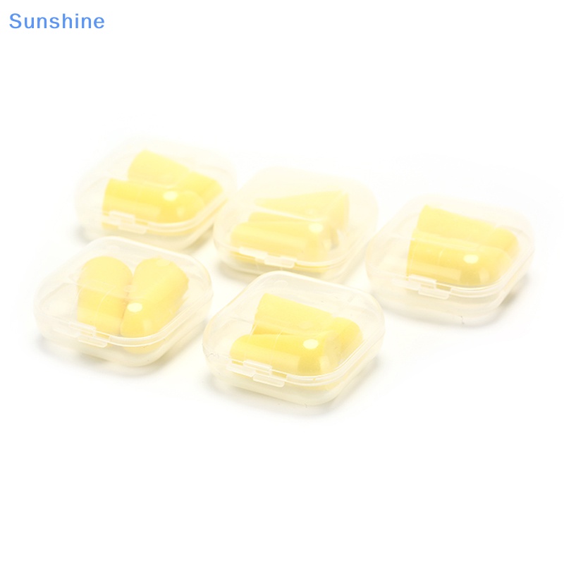 Nút Bịt Tai Bằng Xốp Mềm Chống Ồn Tiện Dụng Khi Đi Du Lịch