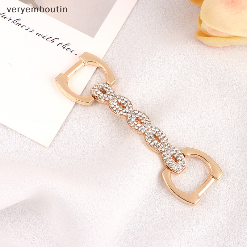 1 Khóa Kẹp Chữ Ch Đính Đá Trang Trí Giày Cao Gót