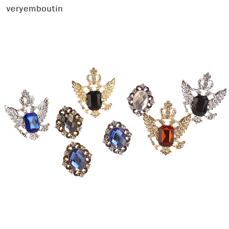 Kẹp Cà Vạt Hình Chim Đại Bàng Đính Đá Thời Trang Cho Nam