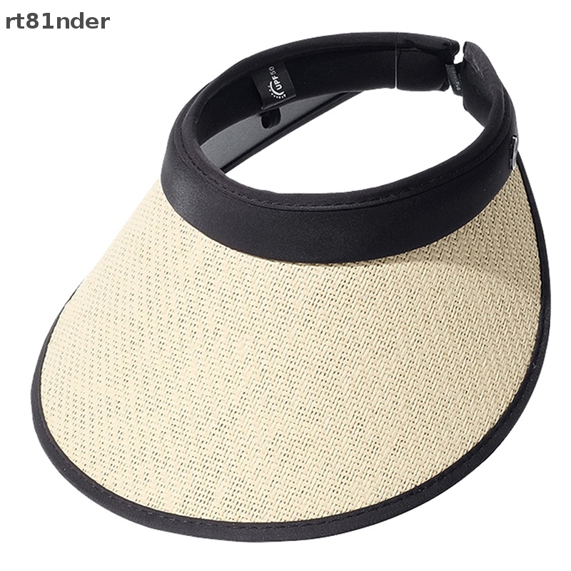 1 Mũ Cói Chống Nắng Hở Chóp Gấp Gọn Thời Trang Đi Biển