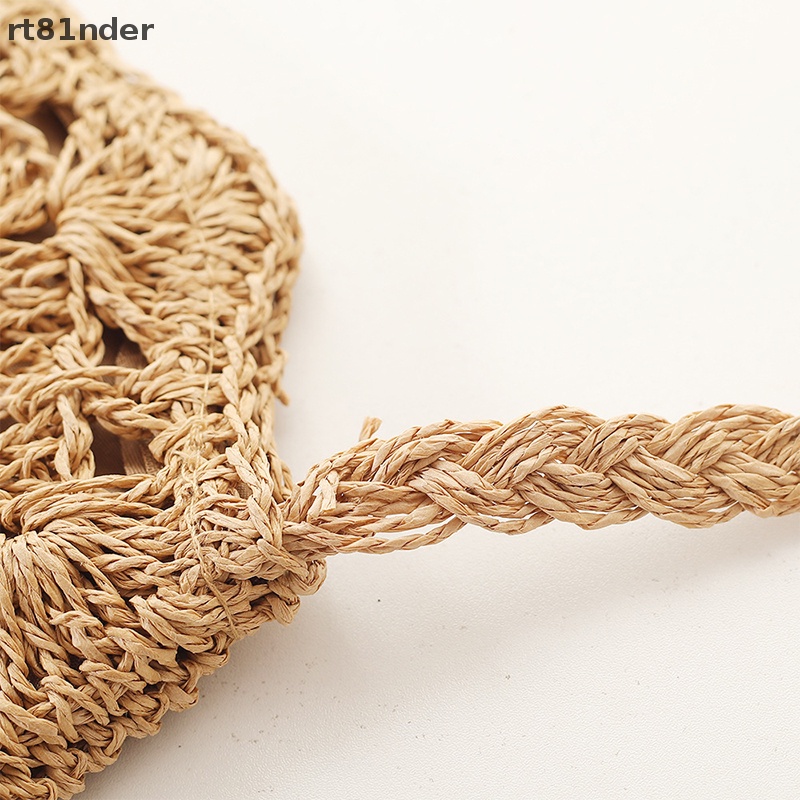 Túi Rơm Đeo Chéo Handmade Thời Trang Đi Biển Mùa Hè Cho Nữ