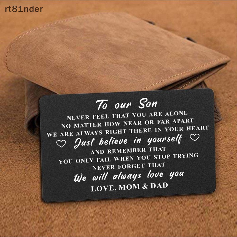 Rt Ví Đựng Thẻ Bằng Thép Không Gỉ Cho Husband Boyfriend Wife Girlfriend Valene Quà Tặng Sinh Nhật