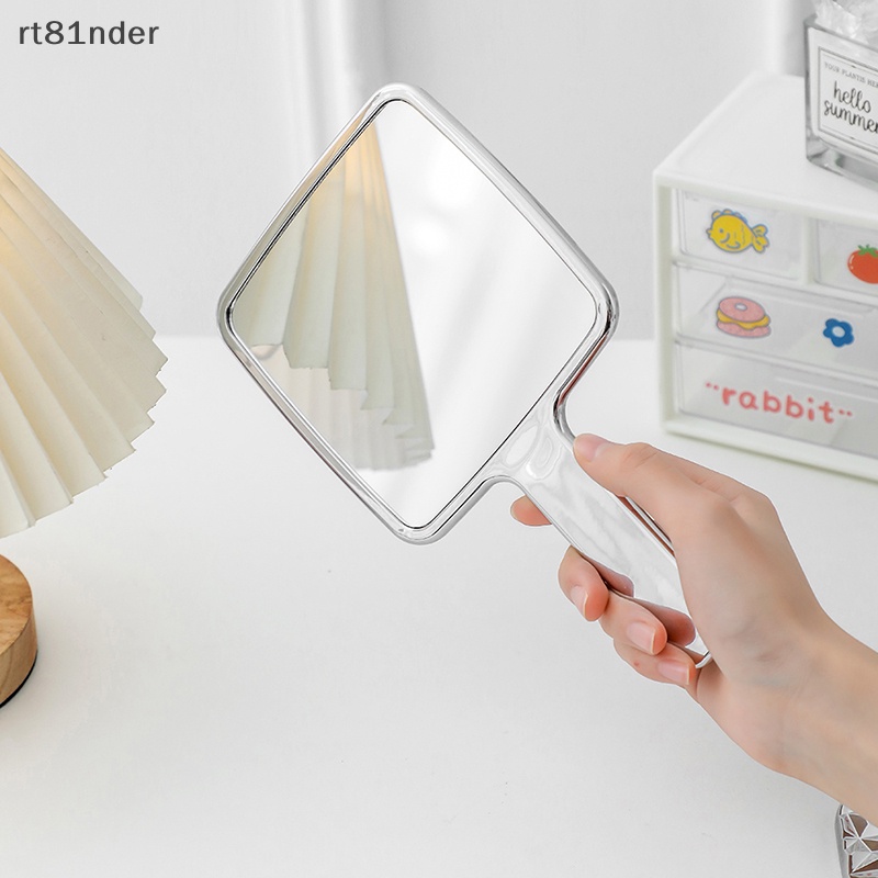 1 Gương Trang Điểm Cầm Tay Hình Vuông Kích Thước Lớn Dành Cho Nữ